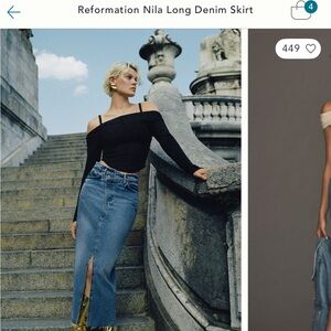 Reformation Denim Blue Women's Jeans